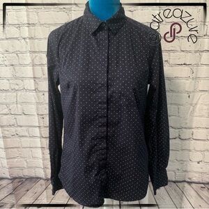 🈹 H&M Polka Dot Button Down Blouse